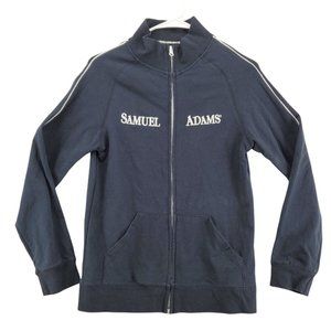 Samuel Adams Jacket Women's Long Sleeve Full Zip High Neck Blue Large